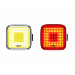 KNOG Blinder Black Twinpack - sada světel, design Square