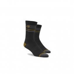 CRANKBROTHERS Icon MTB Sock-black/gold/grey