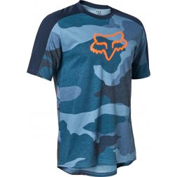 Fox pánský dres Ranger Dr Ss Jersey, Blue Camo