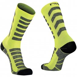 Northwave Husky Ceramic High Sock, Yellow Fluo