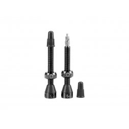 TUBOLIGHT BLACK VALVES PAIR