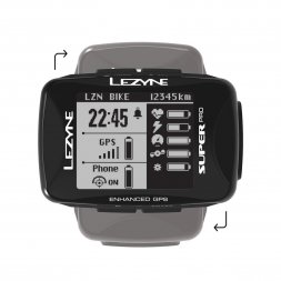 LEZYNE SUPER PRO GPS, BLACK