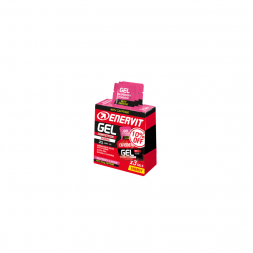 ENERVIT Gel s kofeinem malina - 3pack (3x25ml)