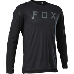 FOX Racing Flexair Pro Ls Jersey, Black