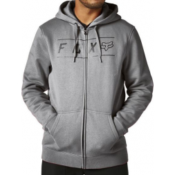 FOX Racing pánská mikina Pinnacle Zip Fleece, Heather Graphite