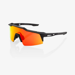 100% brýle SPEEDCRAFT SL - Soft Tact Black - HiPER Red Multilayer Mirror Lens
