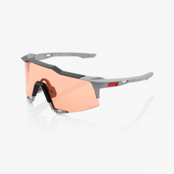 100% brýle SPEEDCRAFT - Soft Tact Stone Grey - HiPER Coral Lens