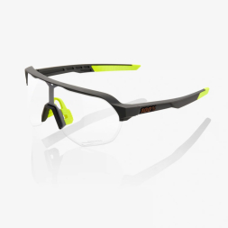 100% brýle S3 Soft Tact Cool Grey - Photochromic Lens