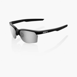 100% brýle SPORTCOUPE - Matte Black - HiPER Silver Mirror Lens