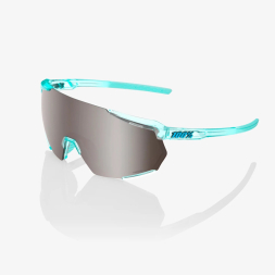 100% brýle RACETRAP 3.0 - Polished Translucent Mint - HiPER Silver Mirror Lens