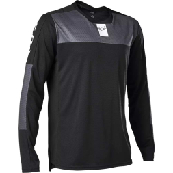 Fox Racing Defend Ls Jersey Foxhead, Black