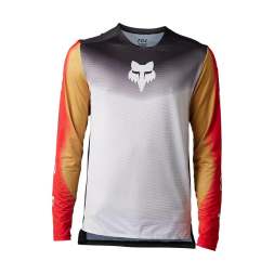Fox Racing Flexair Ls Jersey Novah, Black/White