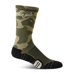 Fox 8" Ranger Cushion Sock, Green Camo
