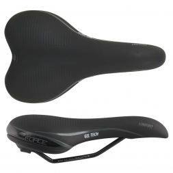 FORCE sedlo COMFORT GEL TECH, černé