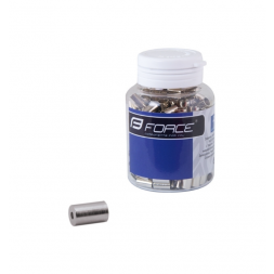 FORCE koncovka brzd. bowdenu 5 mm CNC, stříbrná