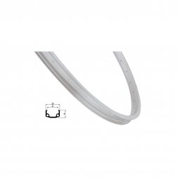 Ráfek REMERX RMX21 305x21 20děr, stříbrný