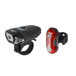 Sada osvětlení FORCE EXPRESS USB přední + zadní