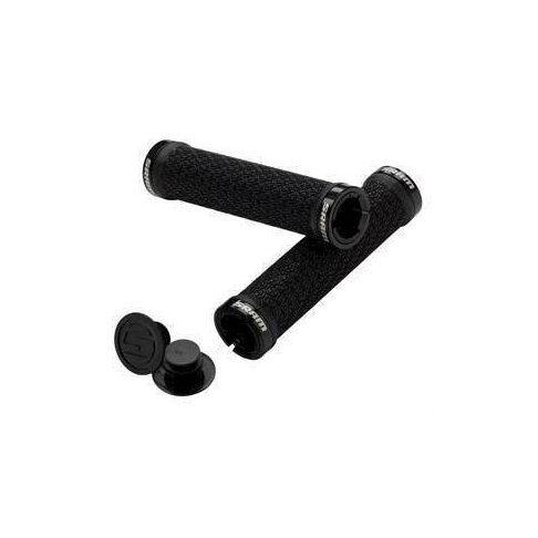 SRAM locking gripy pěnové, 129 mm, černá/červená 