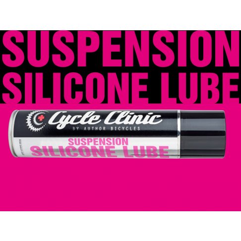 Mazivo Cycle Clinic Suspension Silicone Lube 400ml - černá 