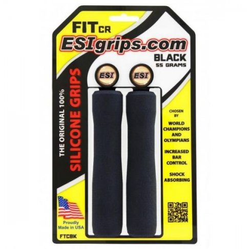 ESI grips CHUNKY Fit CR gripy, 55 g - black 