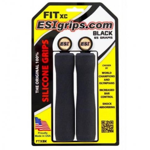 ESI grips CHUNKY Fit XC gripy, 65 g - black 