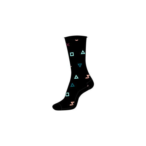 Silvini cyklistické ponožky Dogana, black-turquoise 