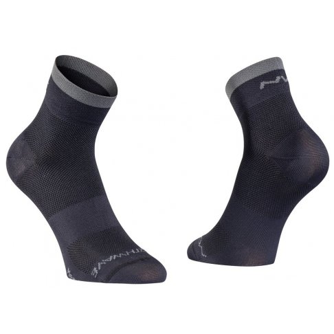 Northwave pánské cyklo ponožky Origin Sock Black/Dark Grey 