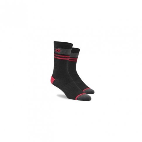 CRANKBROTHERS Icon MTB Sock-black/red/grey 