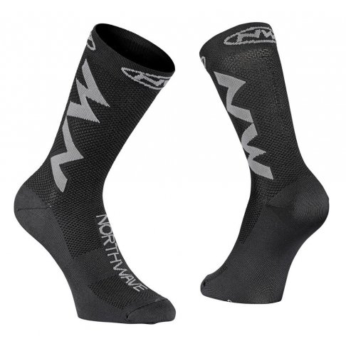 Northwave pánské ponožky Extreme Air Sock, Black/Grey 