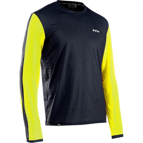 Northwave Xtrail Man Jersey Long Sleeve, Lime 