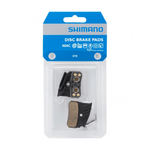 SHIMANO brzdové destičky N04C - kovové s chladičem 
