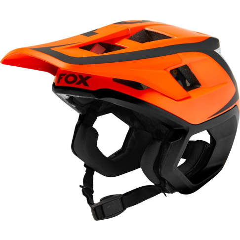 Fox Dropframe Pro Helmet Dvide, Fluo Orange, vel. L 