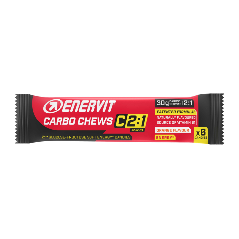 ENERVIT Carbo Chews C2:1 – pomeranč, 34 g 