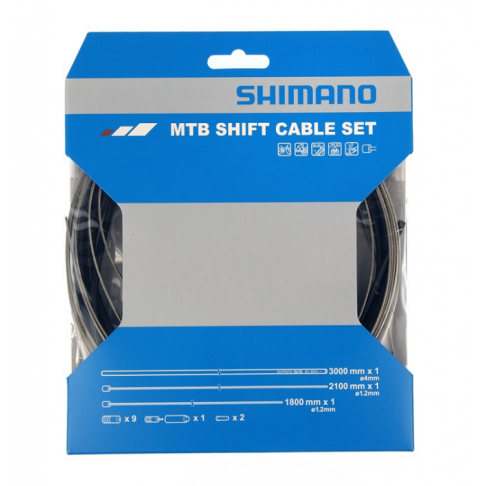 SHIMANO MTB řadící set OT-SP41, bowdeny + lanka, černý 