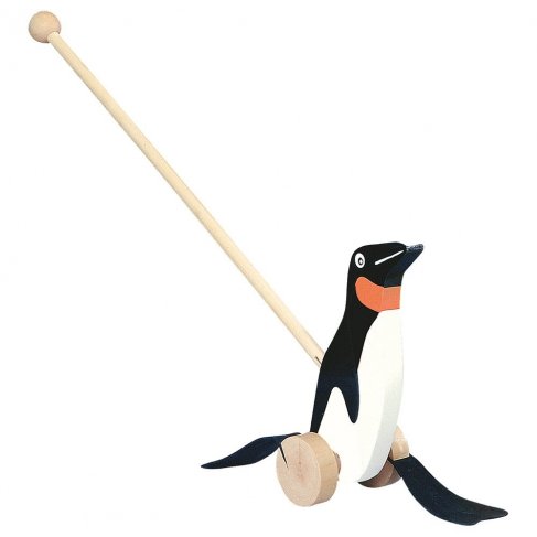Tučňák na tyči - černobílý 