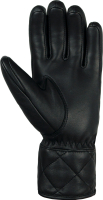 Dámské kožené rukavice Dana v černé barvě