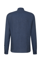 Pánská lněná košile Timt v tmavě modré barvě