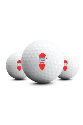 Golfové míčky VICE DRIVE 3 ks - Limitovaná vánoční edice (Mustache)
