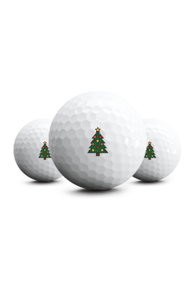 Golfové míčky VICE DRIVE 3 ks - Limitovaná vánoční edice (Stromeček)