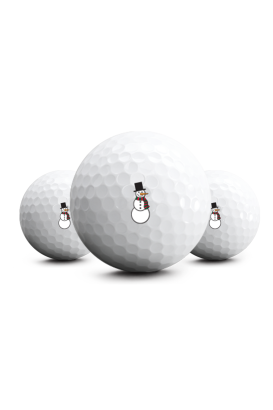 Golfové míčky VICE DRIVE 3 ks - Limitovaná vánoční edice (Sněhulák)