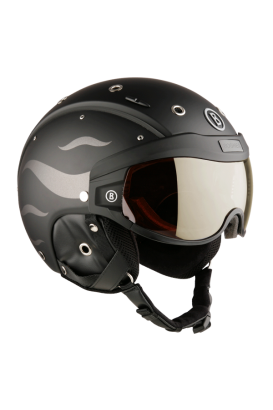 Helma Bogner B-Visor Flames Black Matt