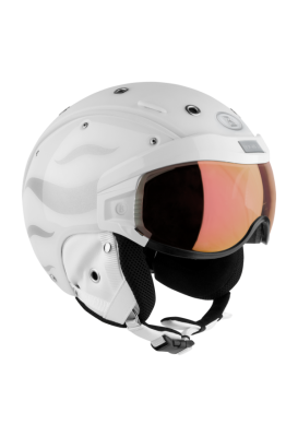 Helma Bogner B-Visor Flames White