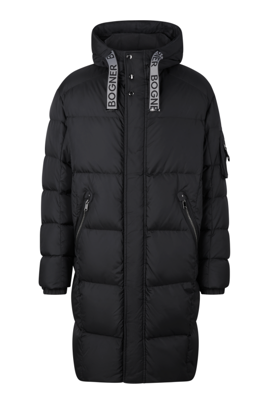 Pánský péřový kabát Erico-D v černé barvě 