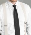 Šedá pletená kravata Grey