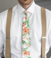 Biela kravata Cantaloupe