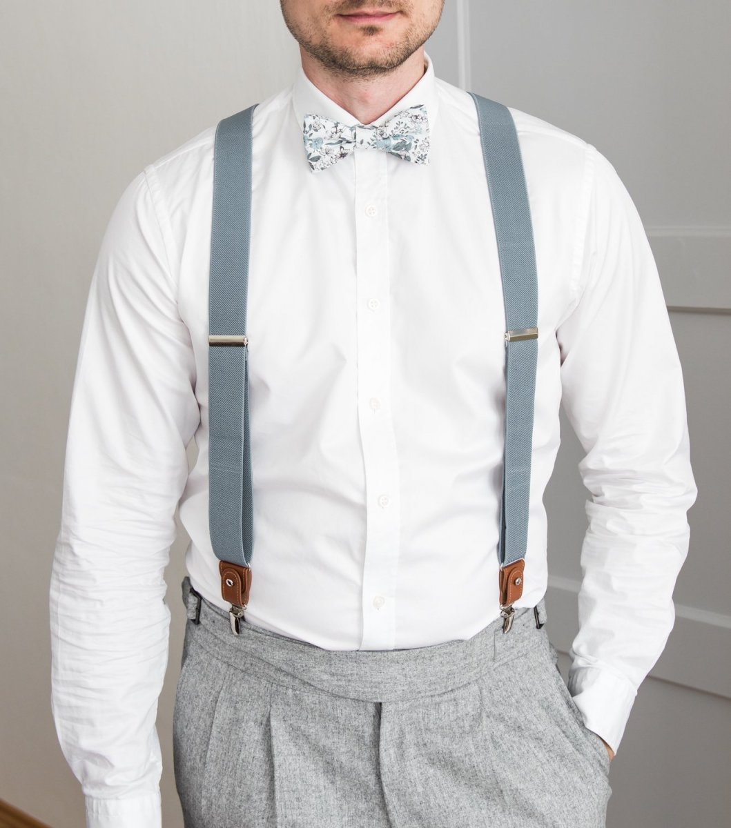 thumbnail image 2 of Coool Polka Dot Bow Tie & Suspenders Set – Men & Women, Novelty Wedding Accessory 2 of 6