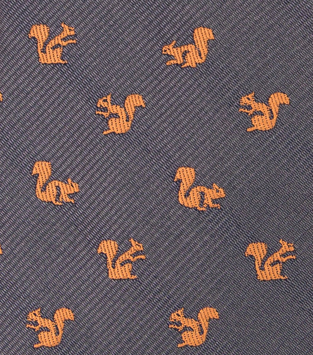 Gray squirrel necktie | bubibubi.eu