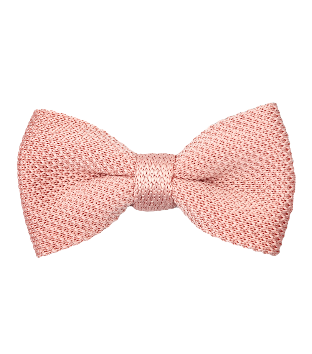 Salmon colored bow clearance tie