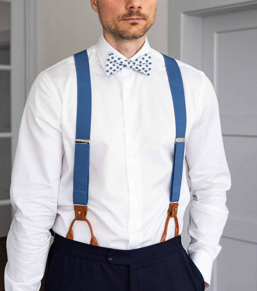 White silk Vela bow tie | bubibubi.eu