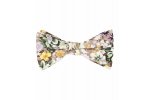 Beige Nougat Bloom self-tie bow tie